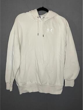Under Armour Men’s Fleece Pullover Hoodie beige Small